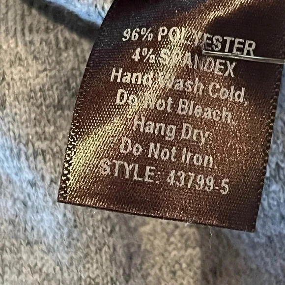 Agnes & Dora Hacci Sky Blue Brushed Long Sleeve Earhart Gallery Dress Size XS - Picture 3 of 3